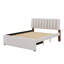 Lit plateforme tapissier avec lit gigogne-650021526