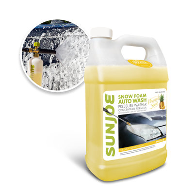 Premium Snow Foam Cannon P.W. Car Wash Soap and Cleaner, 1-Gal. Pineapple