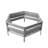 Pure Garden Galvanized Raised Garden Bed - Raised Garden Beds Outdoor Rectangle Planter Box Kit for Flowers, Vegetables, Fruits or Herbs - Raised Bed Garden Planters-116617628-116617625