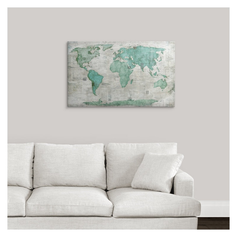 «Matsumoto World» par Edward Selkirk, impression, H 20 po x l 27 po x P 1 po, Cadre noir