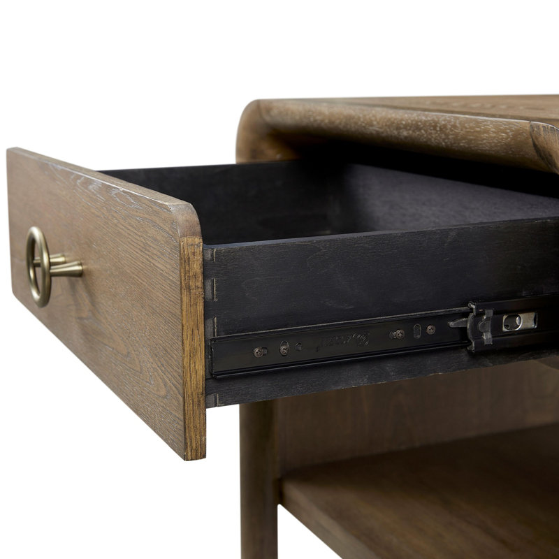 Waterfall End Table - Latte