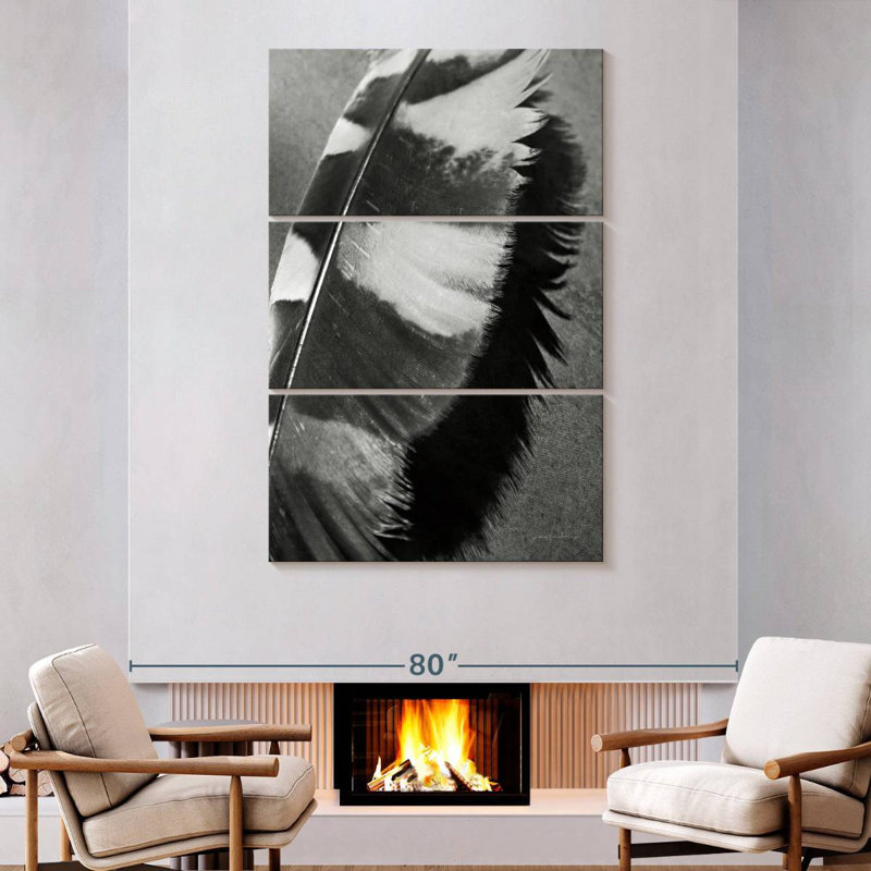 Kerner Feather Shadow II, 74" H x 48" W