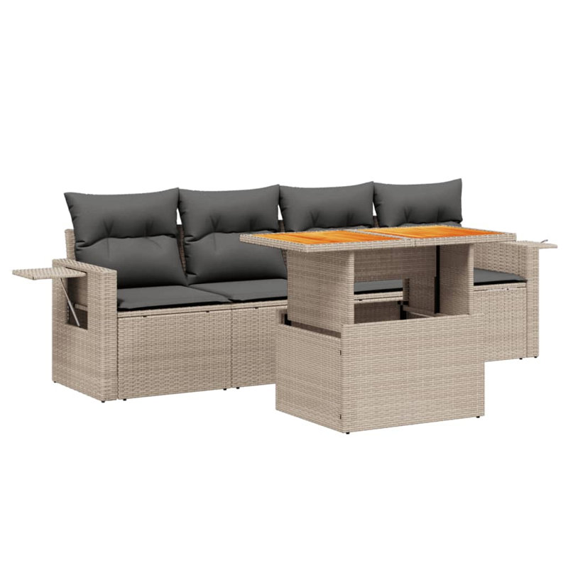 Ensemble de canapé de jardin Vidaxl