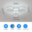 Dannitta Dimmable 4-Light Acrylic LED Flush Mount-1141598159