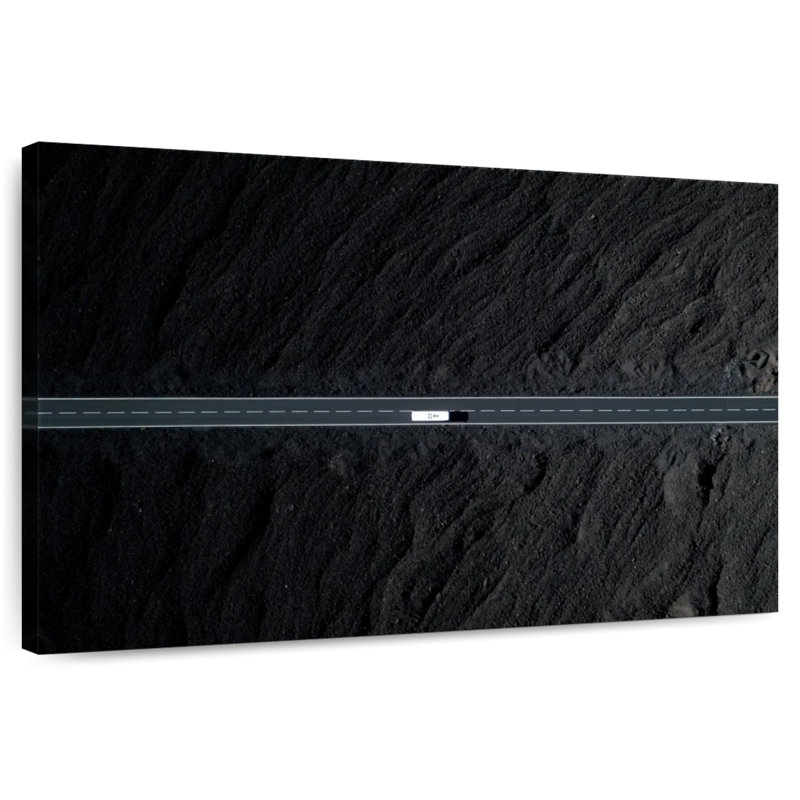 Mehar Hardened Lava Highway, 16" H x 24" W
