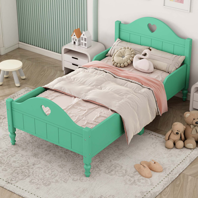 Nitam Platform Bed, Seasoft Green