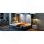 Lit escamotable mural moderne avec lumières DEL Murphy-746328595