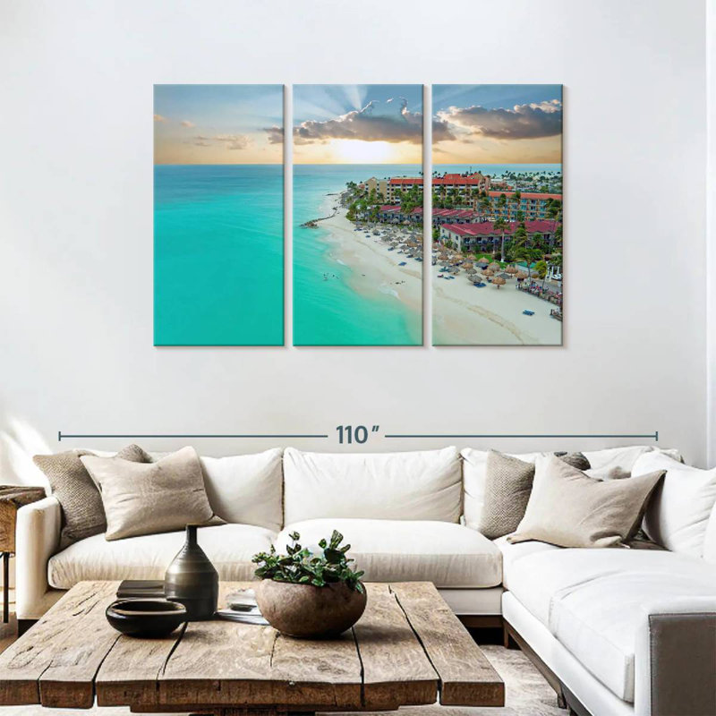 Plage Gillard Aruba Manchebo, H 48 po x l 74 po