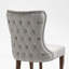 Chaise d'appoint rembourrée en velours Ellias-1542981117