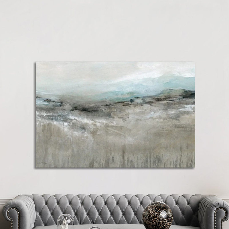 «Distant Foothills» par Carol Robinson, reproduction d'art sur toile tendue, H 12 po x l 18 po x P 1,5 po