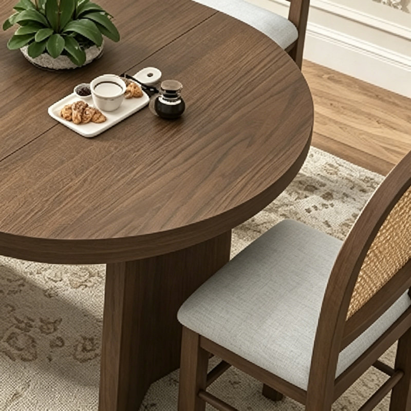 Ensemble de table de salle à manger ronde pour 5 personnes Trexm