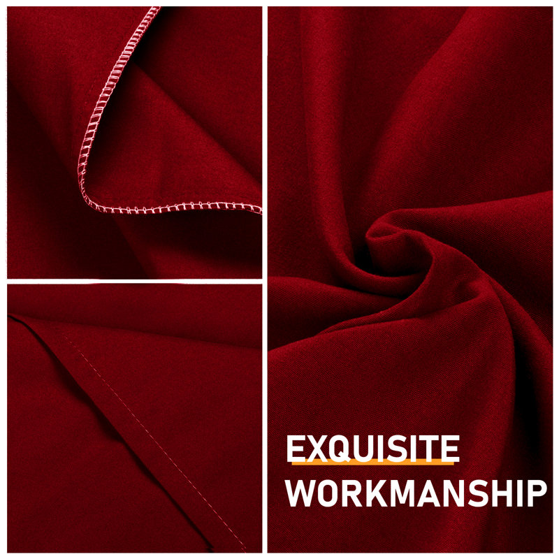 Cathyjo Super Soft Microfibre Reversible 200 TC Plain Duvet Cover Set with Cases, Red