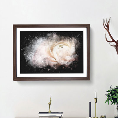 Pink Ranunculus Flower - Picture Frame Graphic Art Print