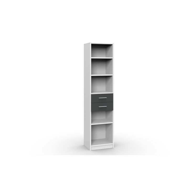 Florenzo 197cm H x 48cm W Standard Bookcase
