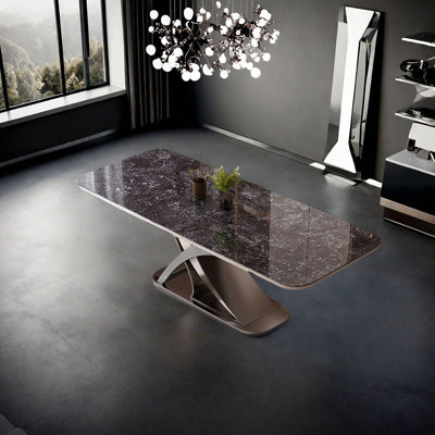 Sintered stone luxurious dining table