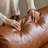 Genuine Leather Square Arm Sofa, Brown-1089187084