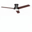 Ventilateur de plafond encastré de 132 cm (52 ​​po) avec télécommande pour l'éclairage, pales réversibles, moteur CC silencieux à haut débit d'air.-395493256-395493254