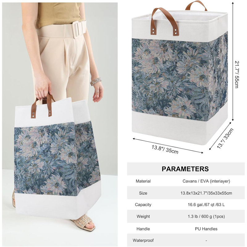 Panier à linge pliable