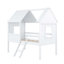 Lit mezzanine en bois avec 2 fenêtres latérales-888562386