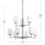 Lustre à niveaux 9 lumières Steelville-1692290795