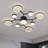Lynetta Modern Chandeliers Light Fixture, Modern Industrial Farmhouse Led 4000k Lighting, Rustic Sputnik Chandelier Ceiling Lamp For Kitchen Bedroom Living Room Hallway-122924805-122924802