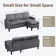 73.6" Modern Upholstered Sofa Couch