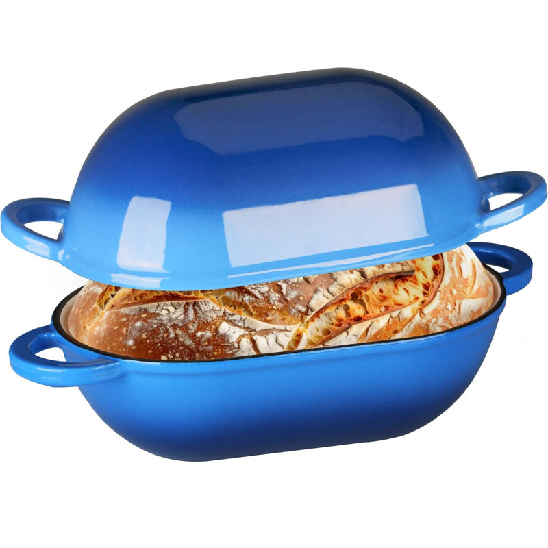 LIFERUN 2.37 L Dutch Oven, Red