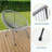 Acapulco-Inspired Patio Bistro Set with 2 Ergonomic Chairs & Tempered Glass Table-411283423