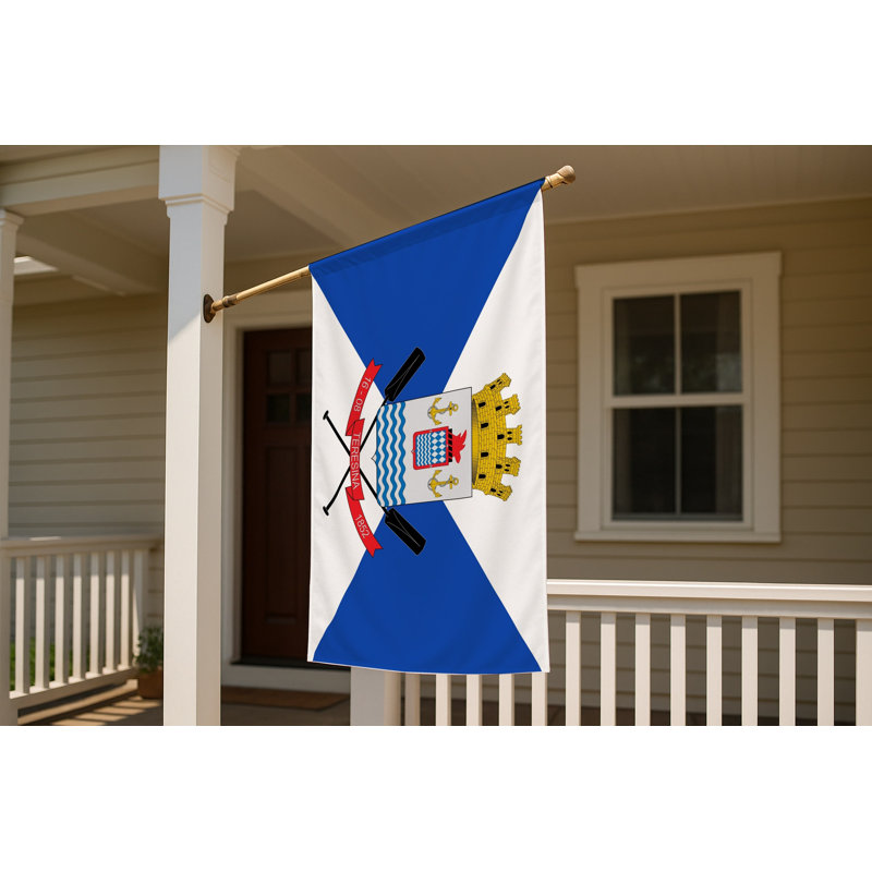 Drapeau de la ville de Teresina — Drapeau extérieur, H 36 po x l 60 po
