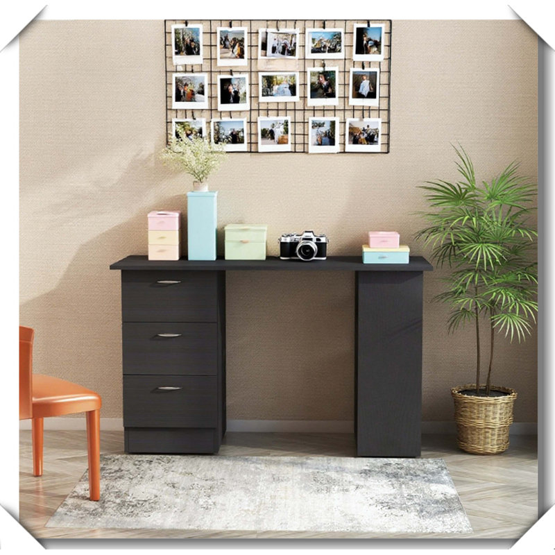 Bibliothèque de bureau moderne à domicile avec rangement robuste