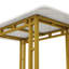 Loni Metal Base Dining Table-1722680820