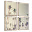 Palm Cool Breeze - 4 Piece Single Picture Frame Print Set-1829570470