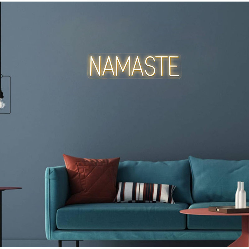 Namaste Neon Sign - 30in x 8in