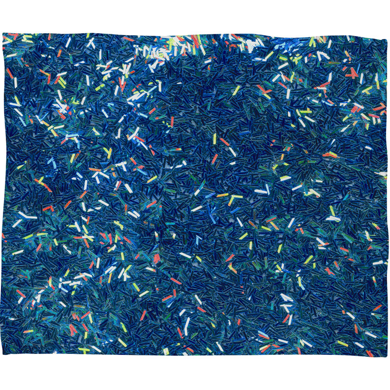 Jeté en molleton Social Proper Tinsel Ii, Grand