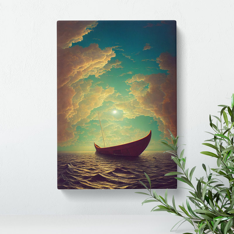 Splendorous Boat - Wrapped Canvas, 60cm H x 40cm W x 3cm D