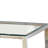 Irja Glass Top End Table