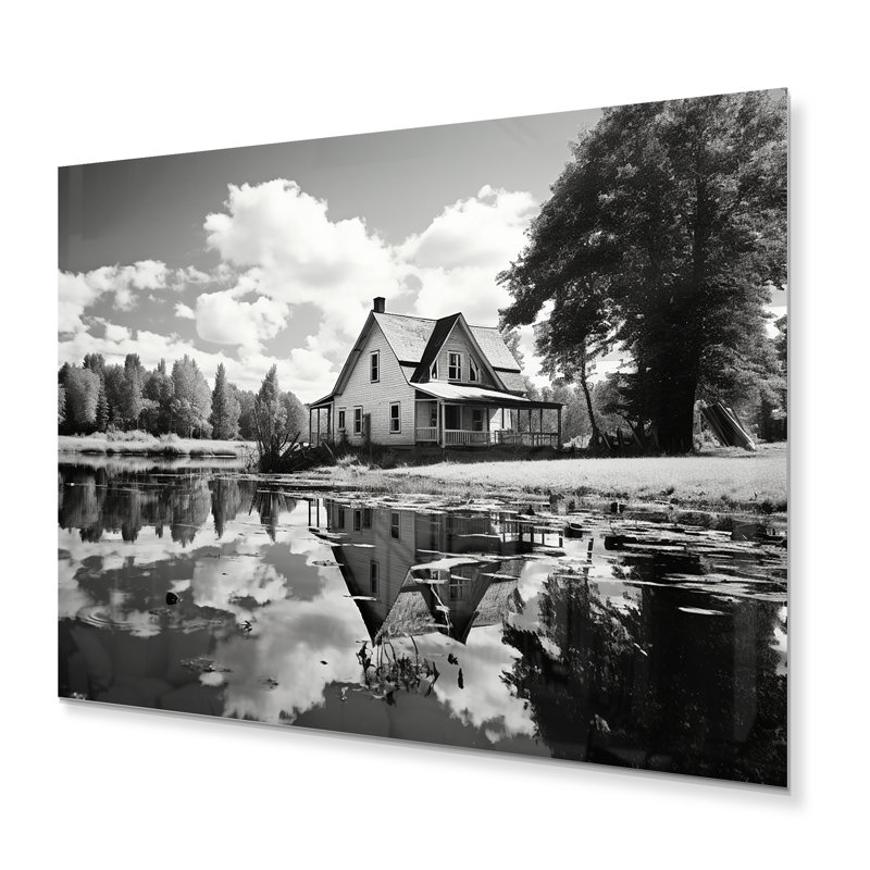 Réflexions campagnardes - Reproduction non encadrée sur métal, H 12 po x l 20 po x P 1 po