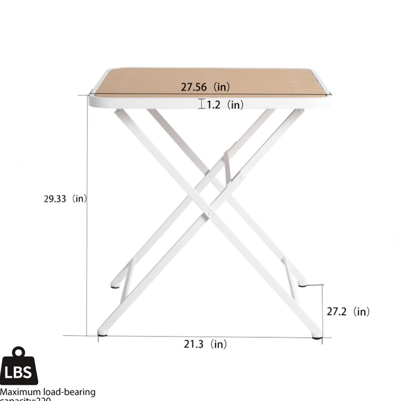 Chaise avec accoudoirs empilables Arp 4 pièces gris chaud avec table multifonctionnelle intérieure / extérieure, pieds en métal blanc, kaki, toutes saisons, antidérapant, conception ergonomique, aucun entretien, aucun dossier à lattes,