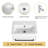 Ilkar 18'' Wall Mounted Single Bathroom Vanity With Ceramic Vanity Top-841258504