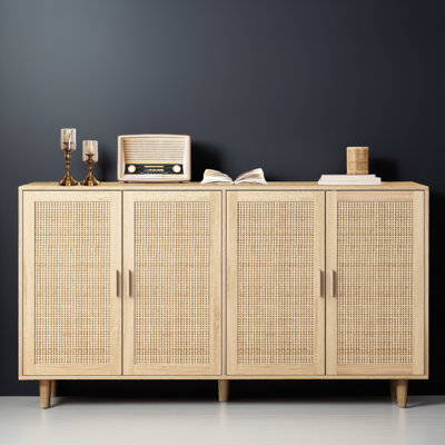 62" Console Table Entryway Sideboard for Hallway Living Room
