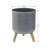 Modena Planter with Stand, Brushed-101174431