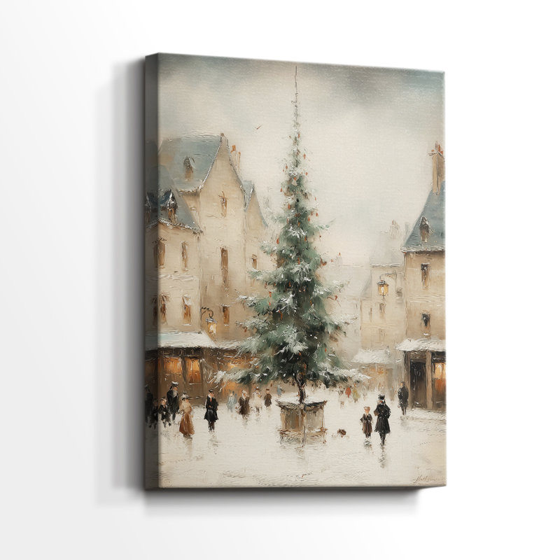 Tinsel - Bougie dorée à l'aube - Toile tendue avec châssis de qualité supérieure, H 27 po x l 18 po