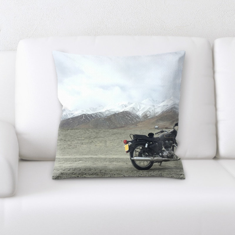 Desert Microsuede Reversible Throw Pillow