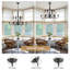 12-Light Dimmable Candle Style Chandelier