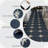 24 In. X 120 In. 4 Mil Navy Blue Peel & Stick Vinyl Sheet Flooring, Cut To Length, 5 Consecutive Patterns Flooring Roll