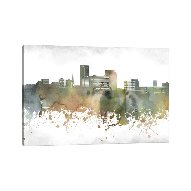 Lexington Skyline 1 Piece Wrapped Canvas Painting, 66.04 cm H x 45.72 cm W x 3.175 cm D
