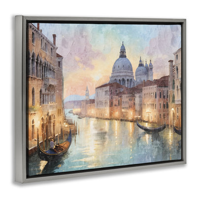 Cadre flottant Scenic Venetian Canal, design par Kim Allen