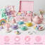 Service à thé en porcelaine pour tout-petits, service à thé pour petites filles