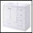 White is out of stock selected