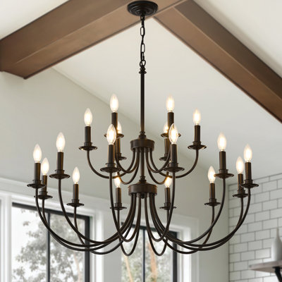 Lustre rétro style campagnard de style campagnard, lustre arrière de style campagnard, grands lustres pour plafonds hauts, vestibule, entrée, couloir, salon, plafonnier